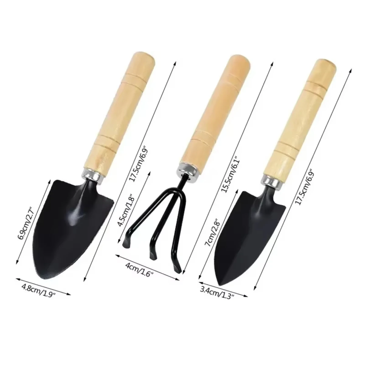 3Pcs/Set Mini Garden Tool Set  - đánh giá và giá Terracotta Pot