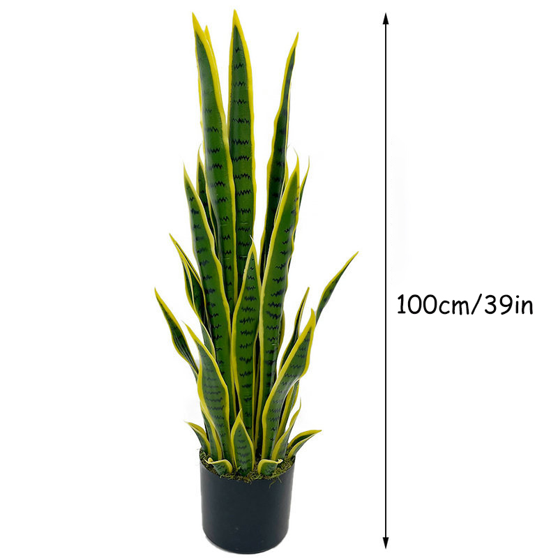 40-100cm Artificial Sansevieri - đánh giá và giá Fiddle Leaf Fig