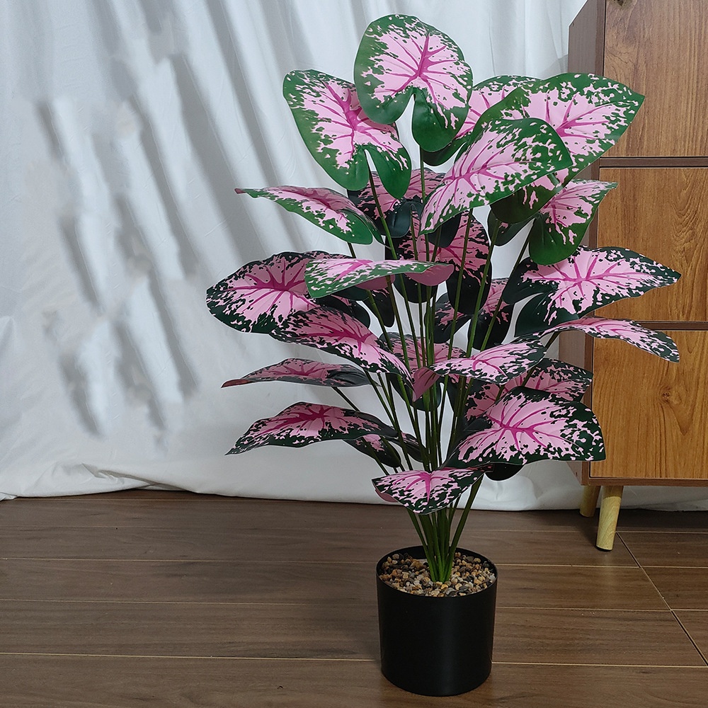 Pink Leaf Potted Plants Fake A - đánh giá và giá Snake Plant